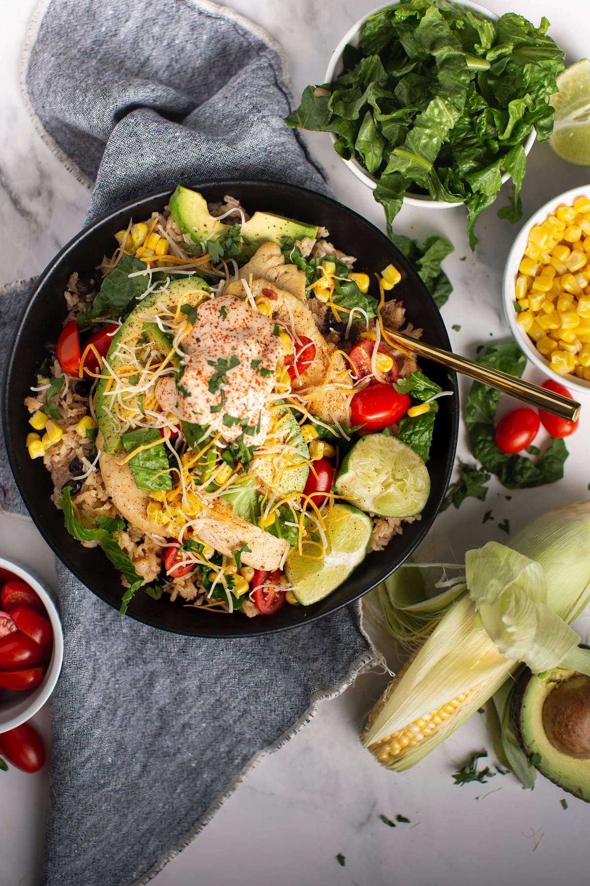 BBQ Chicken & Rice Bowl