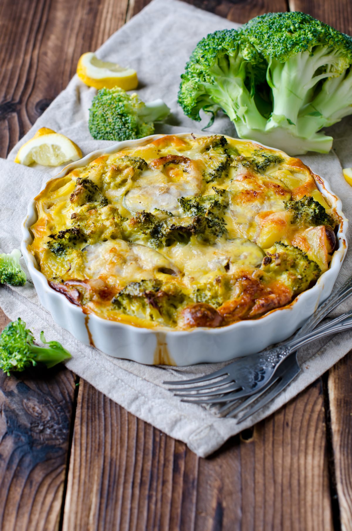 Cheesy Chicken Broccoli Bake