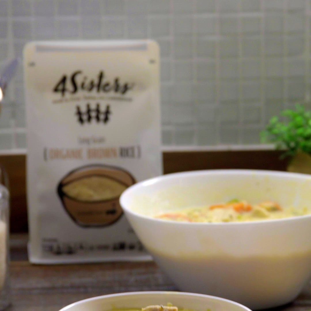 Creamy Chicken & Rice Soup