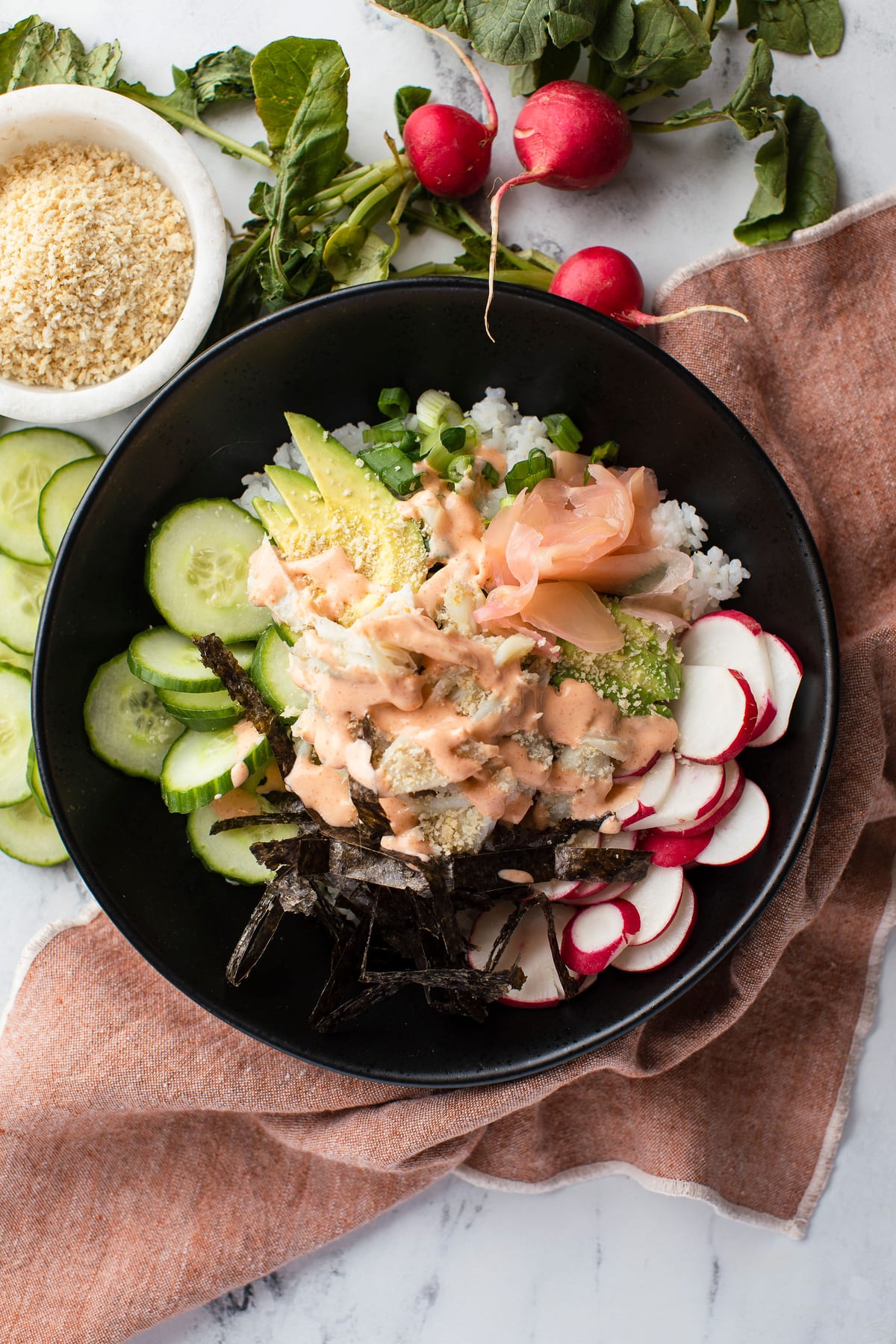 Deconstructed California Sushi Bowl
