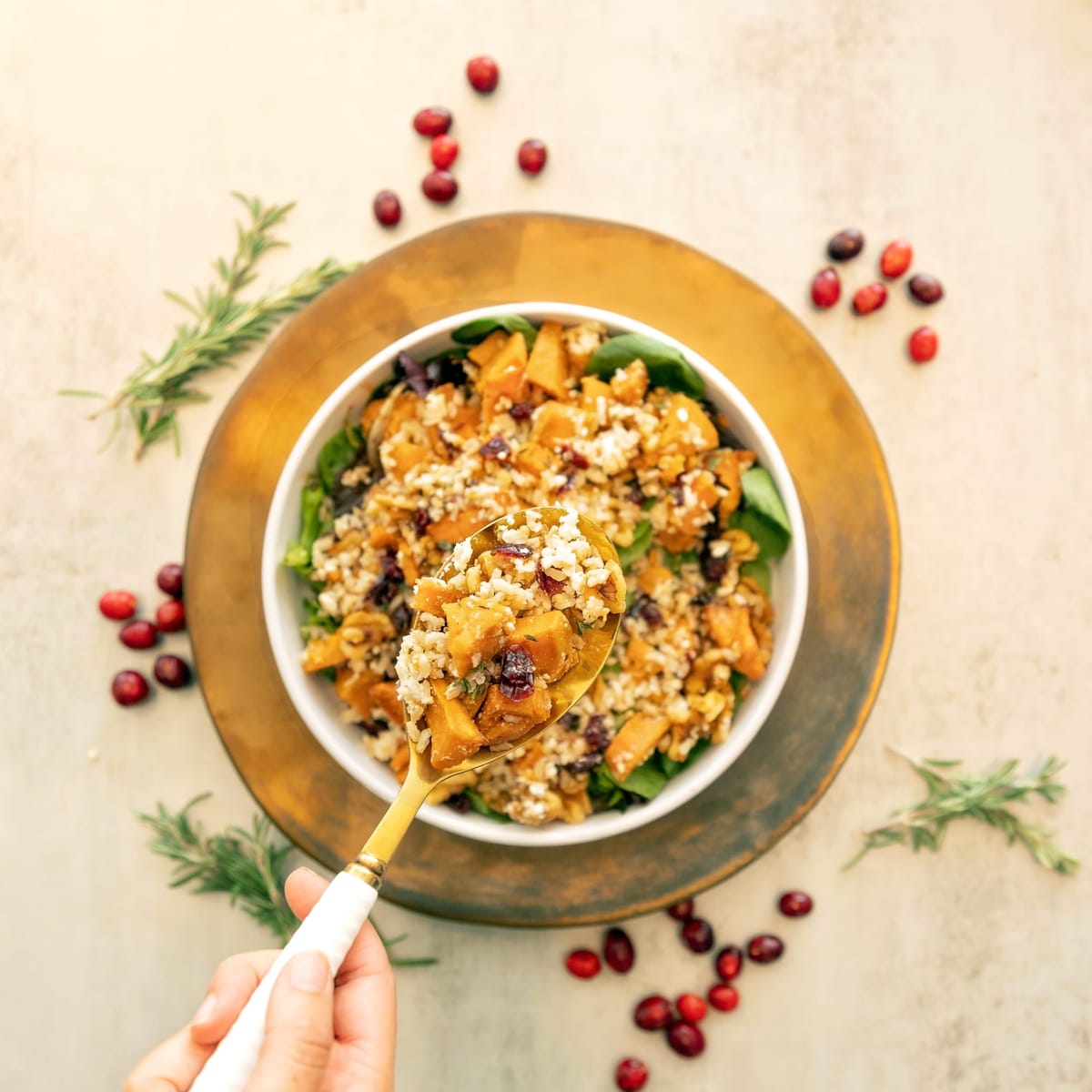 Harvest Rice & Sweet Potato Salad