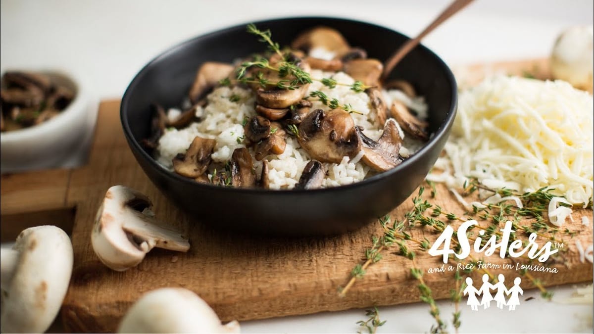 Mushroom Rice Risotto
