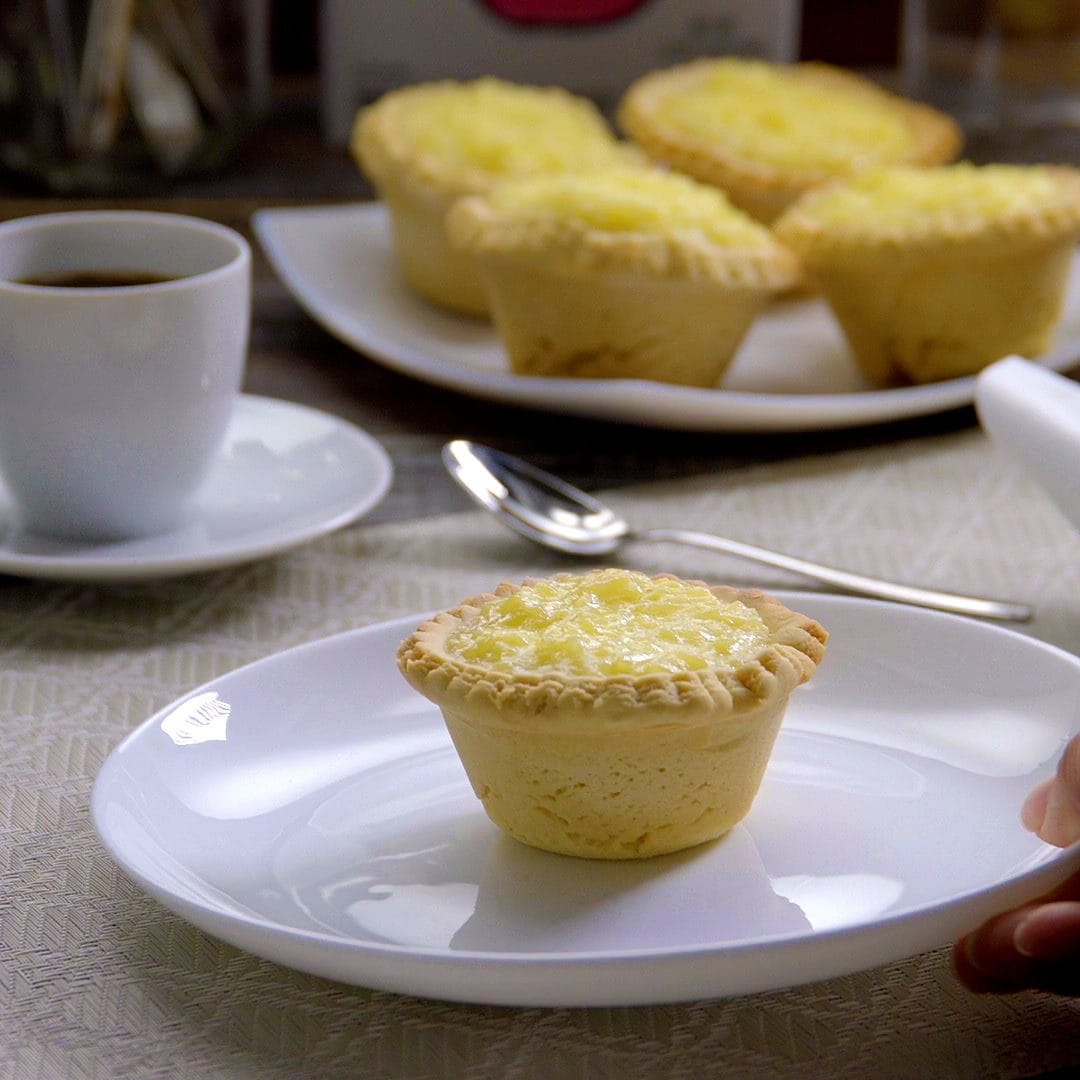 Rice Pudding Filled Mini Tarts