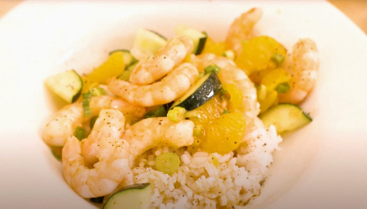 Shrimp & Cucumber Rice Bowl