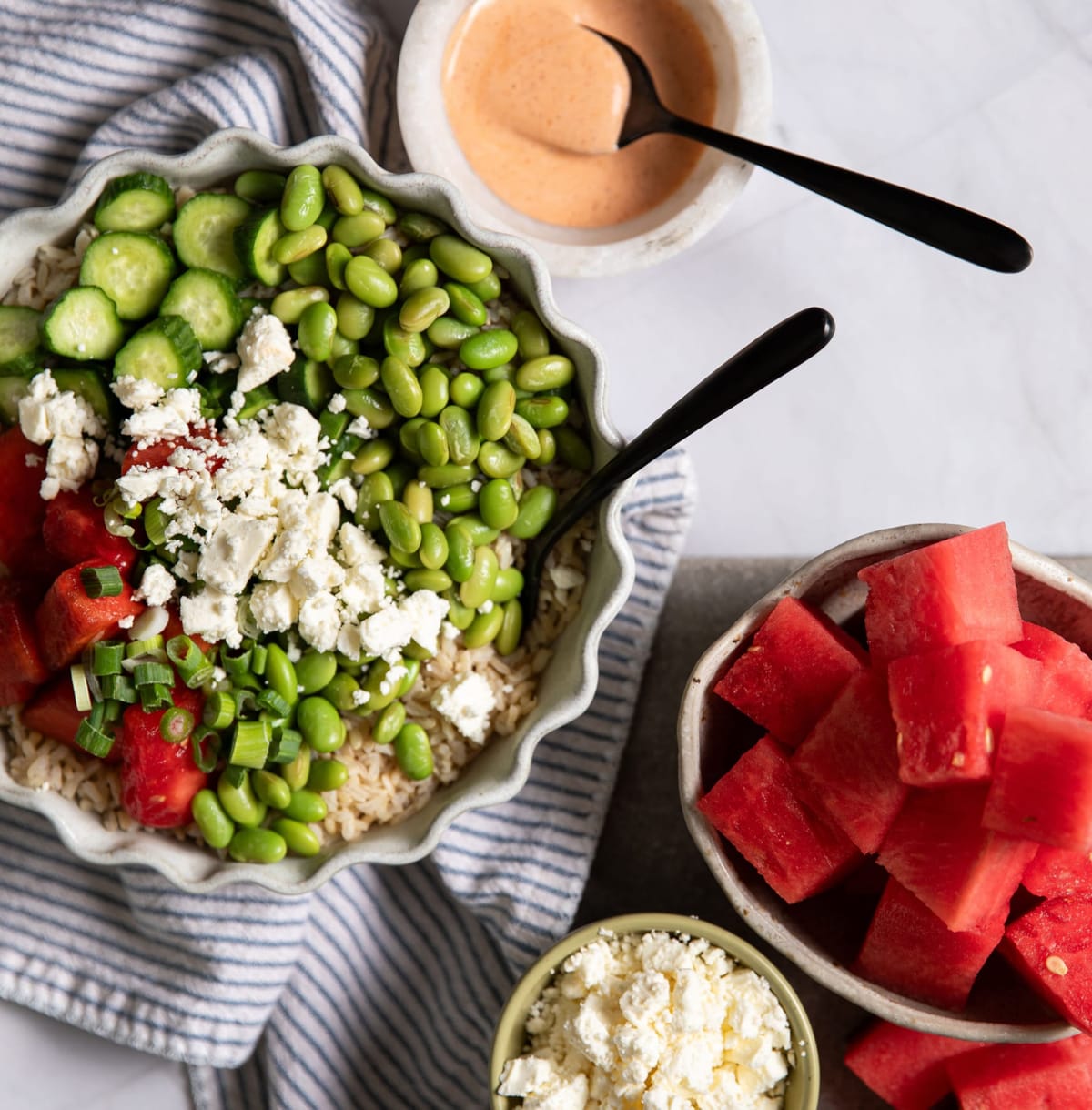 Watermelon Poke Bowl